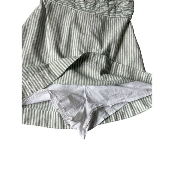 Abercrombie & Fitch Emerson Linen Blend Skort Romper size L Tall - Picture 5 of 11